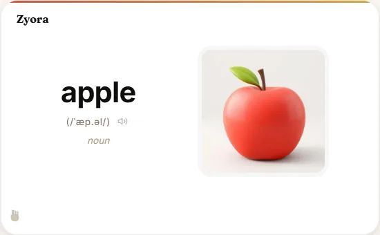 Vocabulario con flashcards